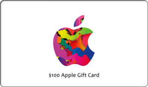 $100.00 Apple Gift Card