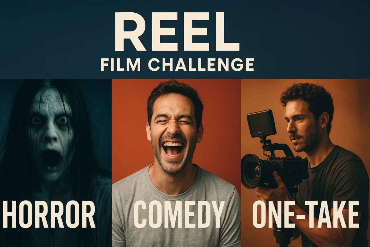 Reel Challenge Banner - Horror, Comedy, One-Take